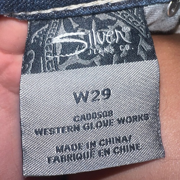 Women’s Mid Capri Silver Jeans - Picture 2 of 4